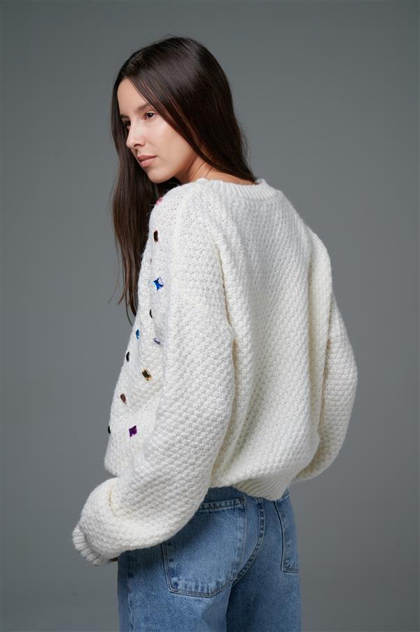 Sweater Wish con Piedras de Colores